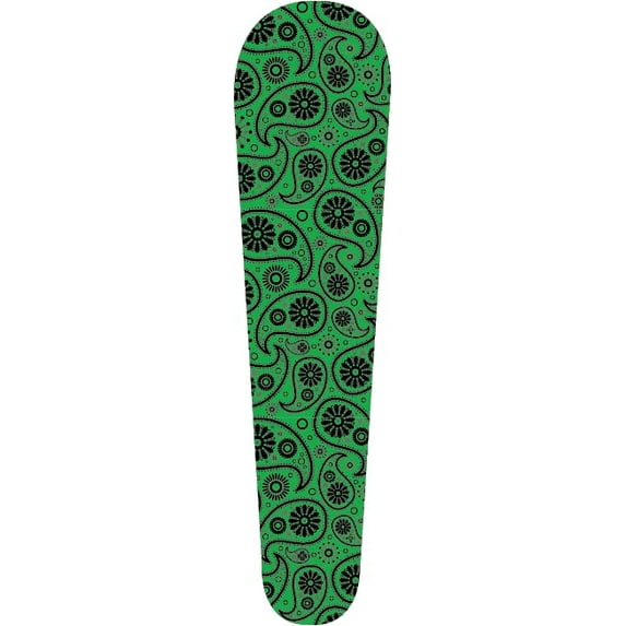 Kustom Cycle Parts Paisley Bandanna Pattern Dash Panel Console Insert! Fits Harley Davidson 2008-2020 Street Glides and 2010-2020 Road Glides. Easy Install! (Green Bandana Pattern)