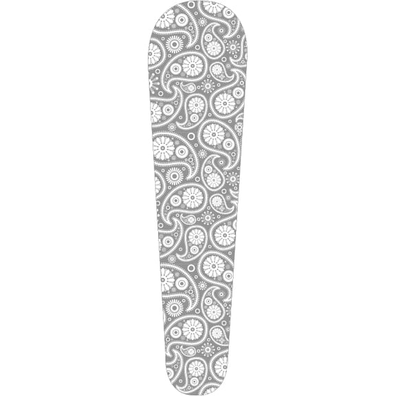 Kustom Cycle Parts Paisley Bandanna Pattern Dash Panel Console Insert! Fits Harley Davidson 2008-2020 Street Glides and 2010-2020 Road Glides. Easy Install! (Grey Bandana Pattern)