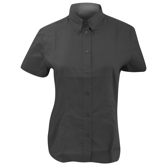 Kustom Kit Ladies Coporate Oxford Short Sleeve Shirt