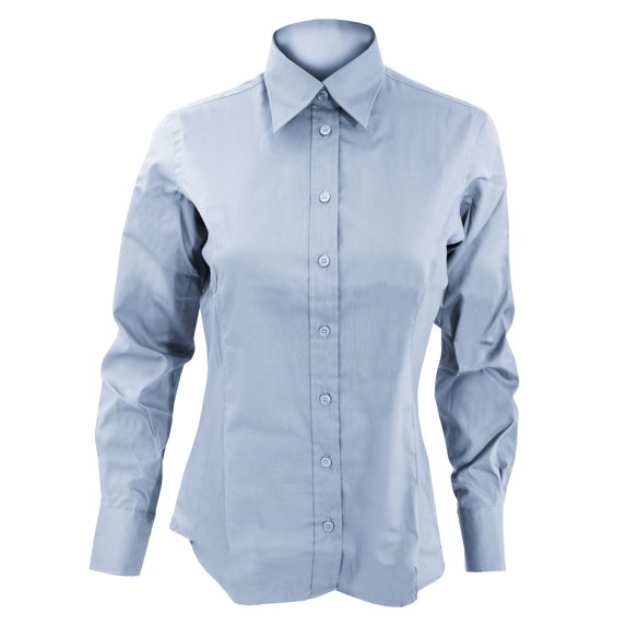 Kustom Kit Ladies Corporate Long Sleeve Oxford Shirt