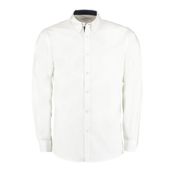 Kustom Kit Mens Contrast Premium Oxford Shirt