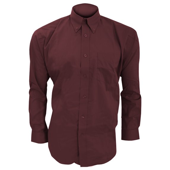 Kustom Kit Mens Long Sleeve Corporate Oxford Shirt