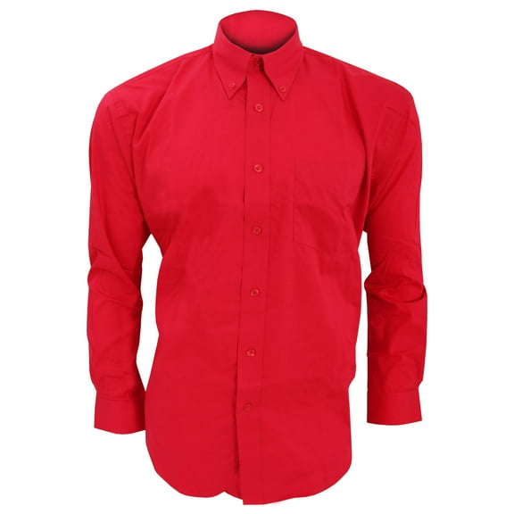Kustom Kit Mens Long Sleeve Corporate Oxford Shirt