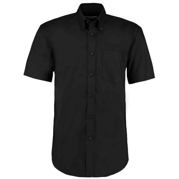 Kustom Kit Mens Oxford Short-Sleeved Formal Shirt