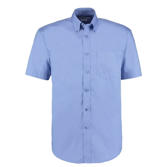 Kustom Kit Mens Oxford Short-Sleeved Formal Shirt