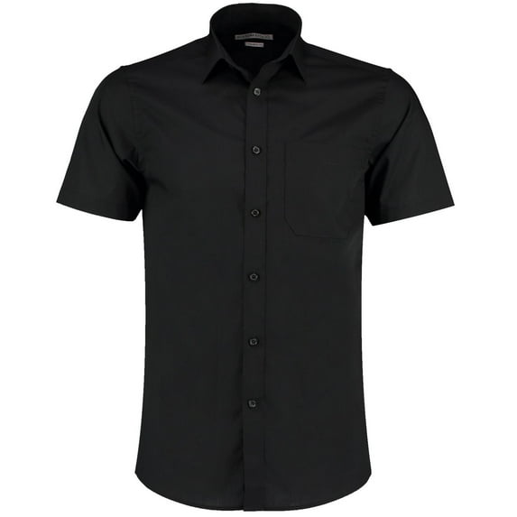 Kustom Kit Mens Poplin Short-Sleeved Shirt