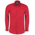 thumbnail image 1 of Kustom Kit Mens Poplin Tailored Long-Sleeved Formal Shirt, 1 of 2