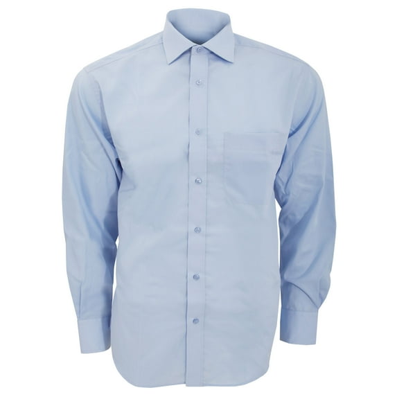 Kustom Kit Mens Premium Non Iron Long Sleeve Shirt