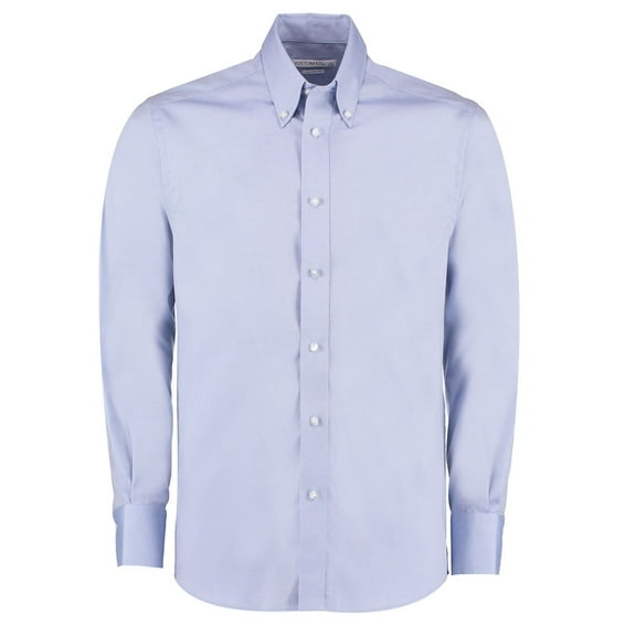 Kustom Kit Mens Premium Oxford Tailored Long-Sleeved Shirt