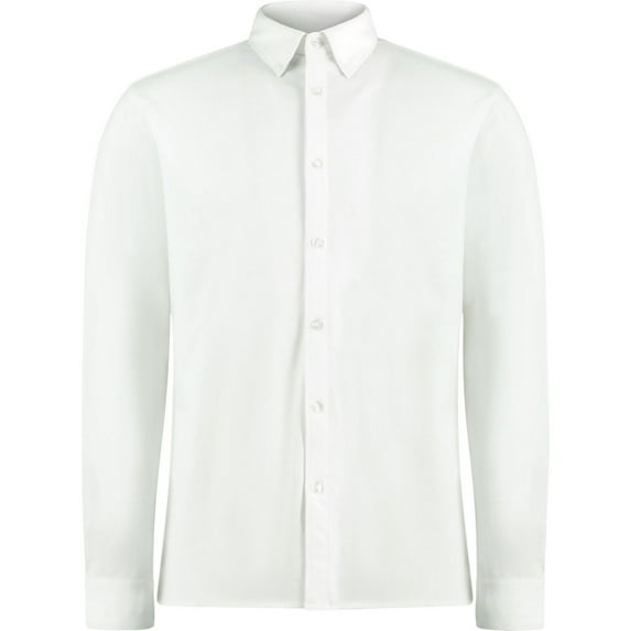 Kustom Kit Mens Superwash 60°C Tailored Long-Sleeved Shirt