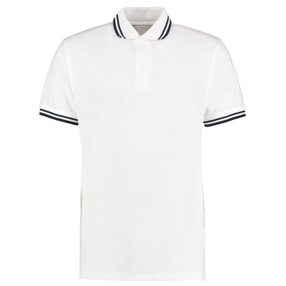 Kustom Kit Mens Tipped Piqué Short Sleeve Polo Shirt
