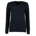 thumbnail image 1 of Kustom Kit Womens Arundel Cotton V Neck Sweatshirt, 1 of 3