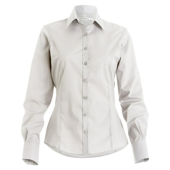 Kustom Kit Womens Long Sleeve Business/Work Shirt