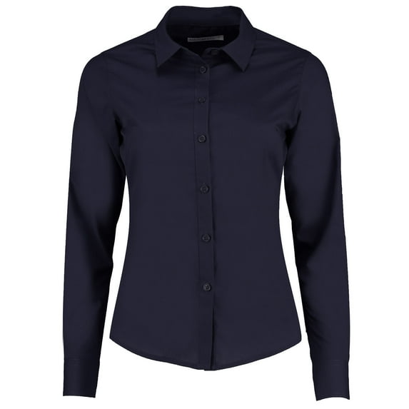 Kustom Kit Womens Long Sleeve Poplin Shirt
