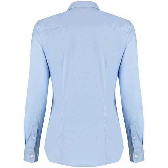 Kustom Kit Womens Long Sleeve Tailored Stretch Oxford Shirt
