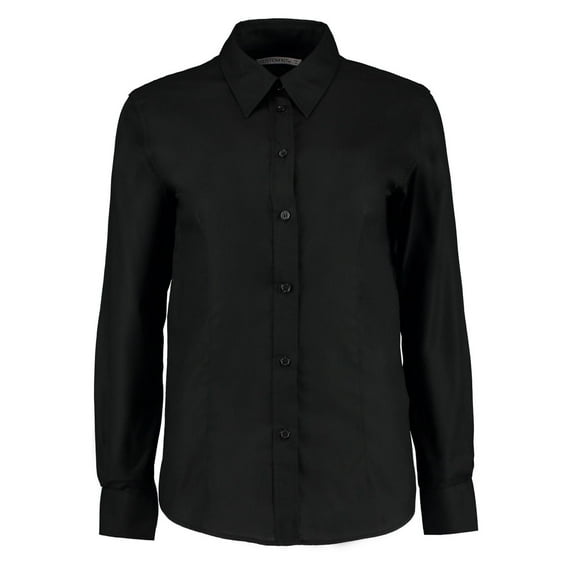 Kustom Kit Womens Oxford Tailored Long-Sleeved Shirt