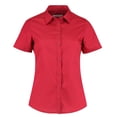 thumbnail image 1 of Kustom Kit Womens Poplin Tailored Short-Sleeved Shirt, 1 of 2