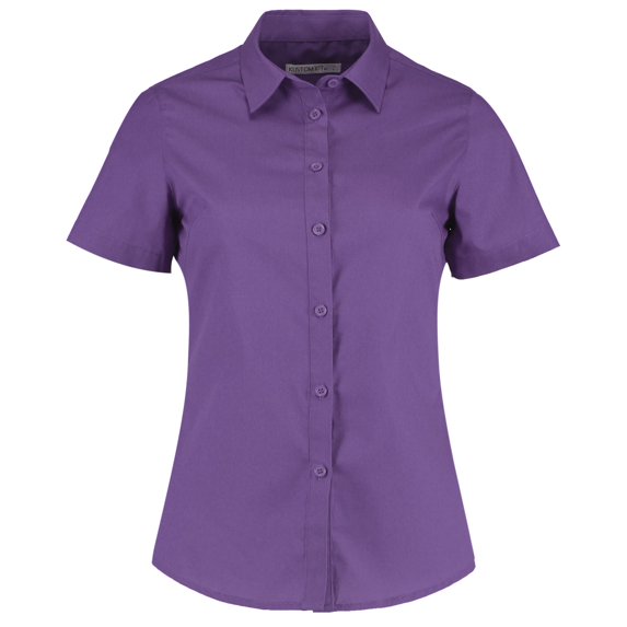 Kustom Kit Womens Short Sleeve Poplin Shirt