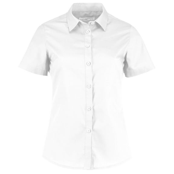 Kustom Kit Womens Short Sleeve Poplin Shirt