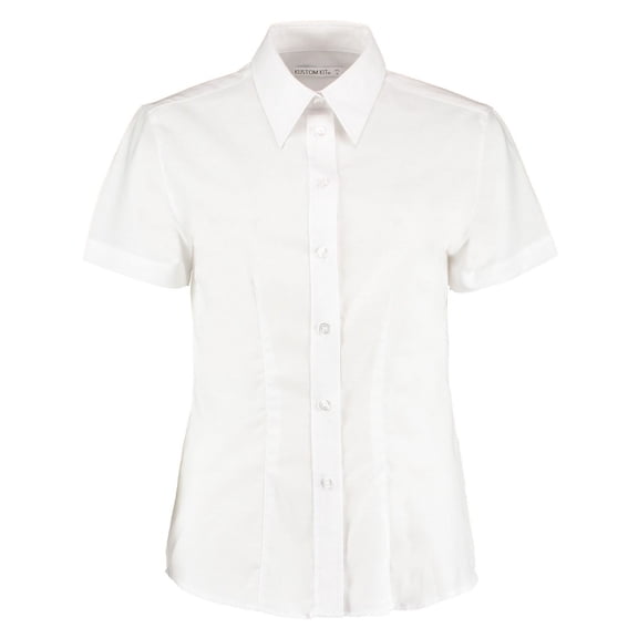 Kustom Kit Womens Short Sleeve Workwear Oxford Shirt