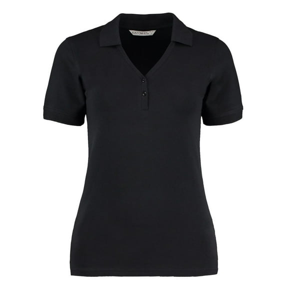 Kustom Kit Womens Sophia Comfortec V Neck Polo Shirt