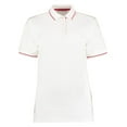 thumbnail image 1 of Kustom Kit Womens St Mellion Cotton Pique Tipped Polo Shirt, 1 of 3