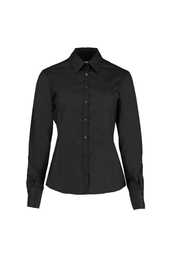 Womens Tailored Long-Sleeved Business Blouse
