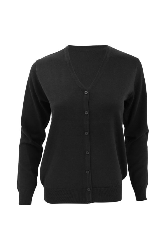 Womens V-Neck Cardigan / Ladies Knitwear