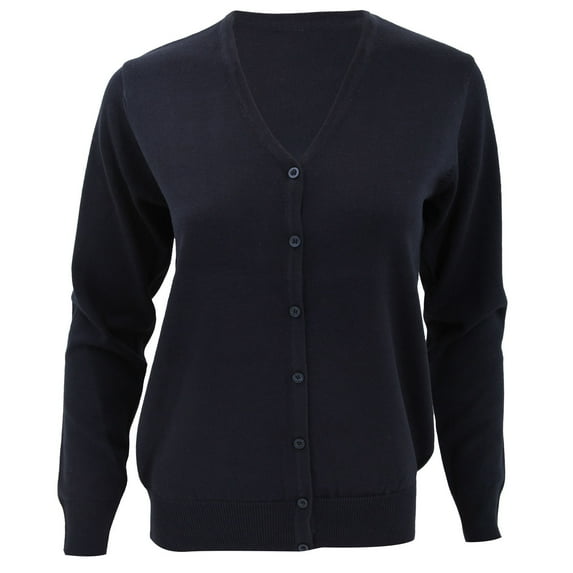 Kustom Kit Womens V-Neck Cardigan / Ladies Knitwear