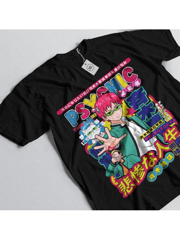 Kusuo Saiki T-Shirt The Disastrous Life of Saiki K Gift For Fans Shirt All Size