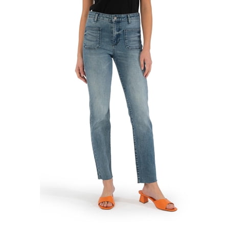 Kut From The Kloth Chrissie Fab Ab High Waist Cigarette Jeans In Trendy Size 00