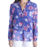 Kut From The Kloth Jasmine Top, Size Medium - Blue