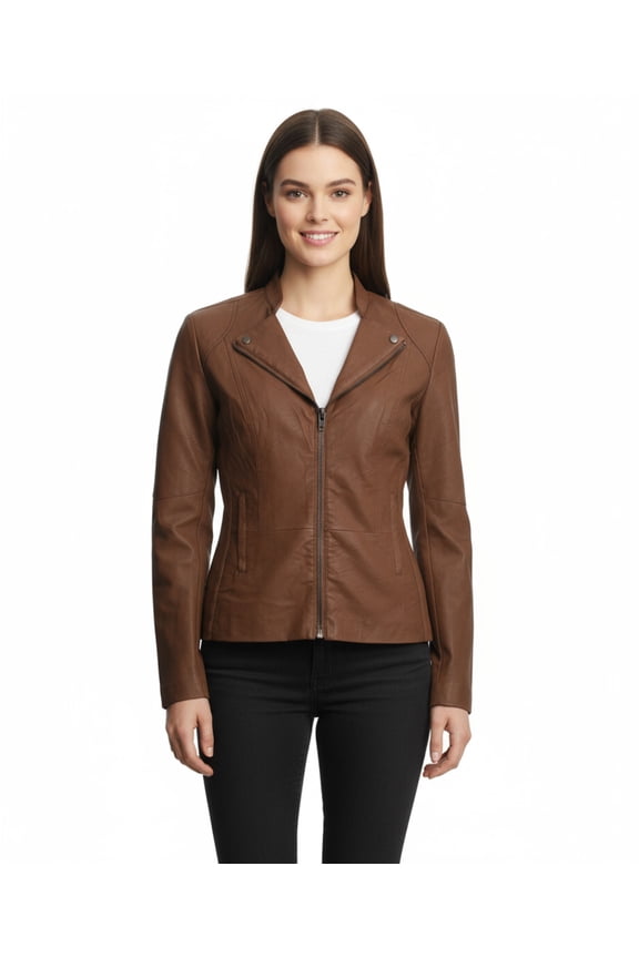 Aniya Moto Jacket, Camel