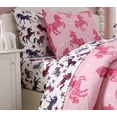 thumbnail image 1 of Kute Kids 4-Piece Ultra Soft Glitter Unicorn Purple Microfiber Woven Sheet Set, Queen, 1 of 7