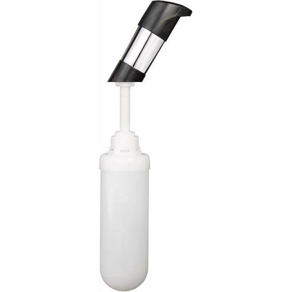 Kutol EZ Foam 9930BLK Counter Mount Dispenser, Plastic, 1000 mL, Black with Chrome