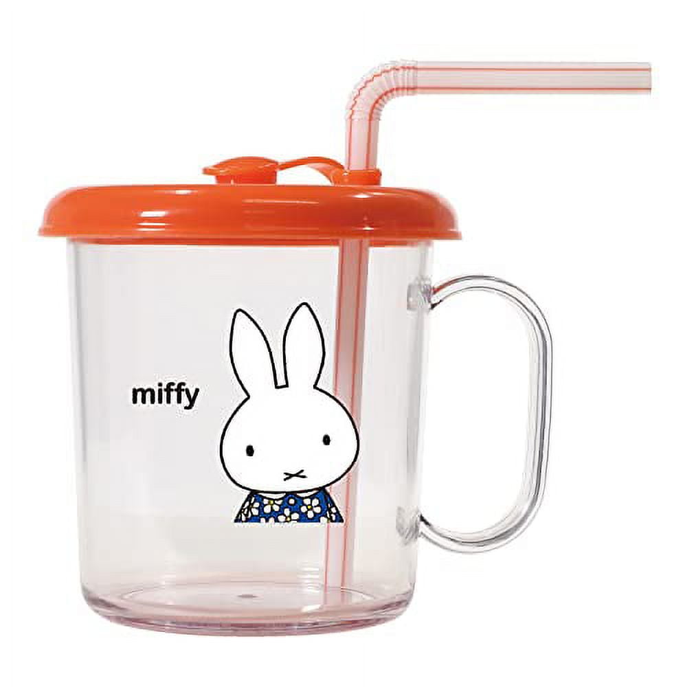 Kutsuwa Miffy Cup with Straw 210ml miffy Kids Lunch Series MF671 Made in  Japan 