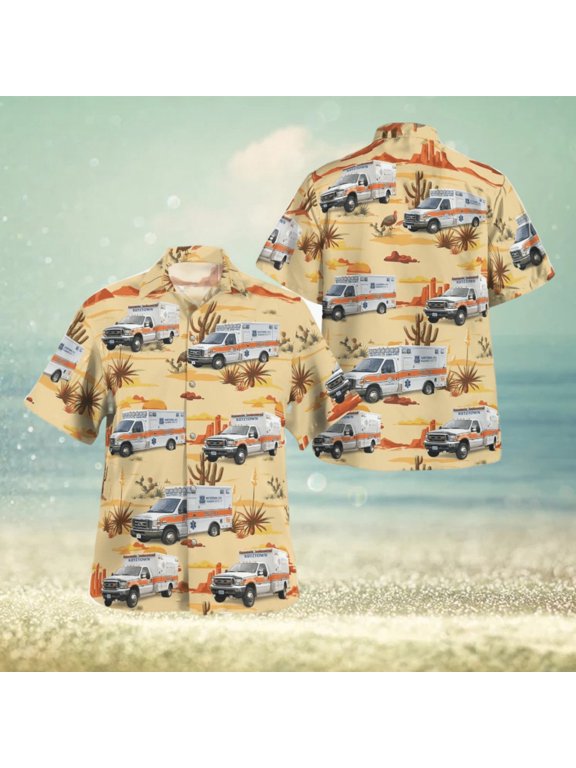 Kutztown Ambulance Kutztown Pennsylvania Hawaiian Shirt