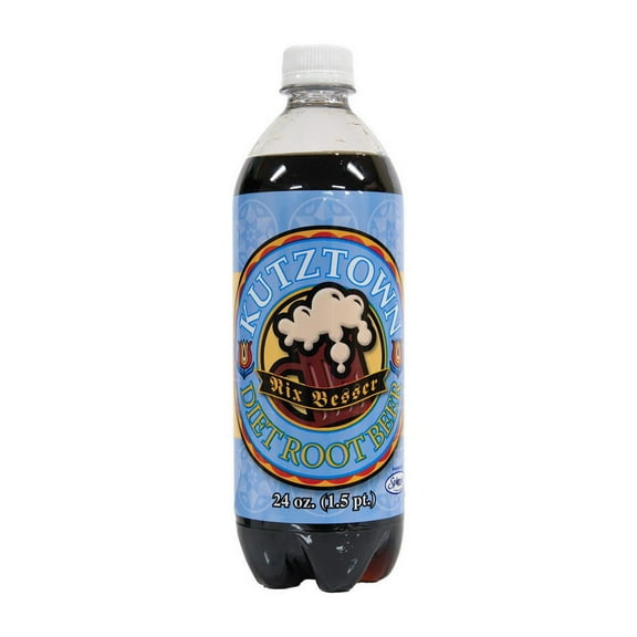 Kutztown Soda Diet Root Beer 24/24oz, 458781