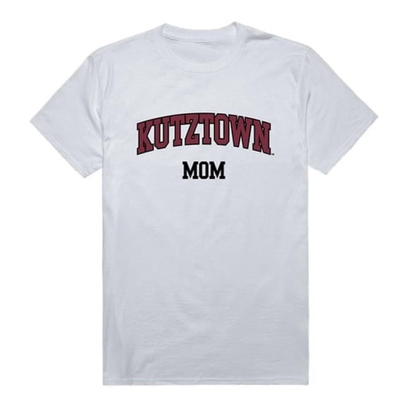 Kutztown University College Mom T-Shirt, White - Small