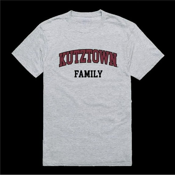 Kutztown University of Pennsylvania Avalanche Family T-Shirt, Heather Grey - Small