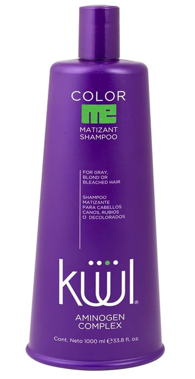 Kuul Color Me Matizant Shampoo for Gray, Blond or Bleached Hair 33.8 OZ
