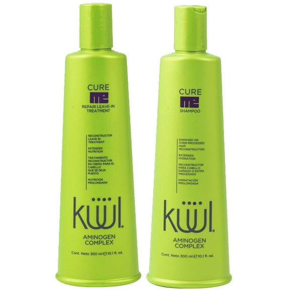 Kuul Cure Me Aminogen Complex Hair Reconstruction Kit Shampoo and Treatment 2 x 10.1 oz ea.