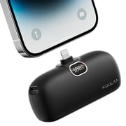 Kuulaa Portable Charger 5000mAh with Built-in Lightning Cable, Mini Fast Charging Power Bank Compatible for iPhone 14/13/12/11/X/8