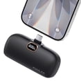 thumbnail image 1 of Kuulaa 5000mAh Mini Power Bank | Built-in Type-C Plug | 20W Fast Charge | LCD Display | Compatible for iPhone 15/16/17, Samsung S23/S24, 1 of 9