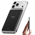 thumbnail image 1 of Kuulaa Frosted 5000mAh Magnetic Charger, 0.27in Ultra-Thin 15W Wireless/20W Wired Power Bank with Stand Compatible for iPhone17/16/15/14/13，Samsung, 1 of 8