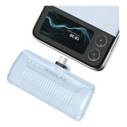 Kuulaa Portable Mini Charger USB C Power Bank 4500mAh Small Phone Charger Android Compact Plug in Battery Pack Portable Compatible with iPhone 16/15, Samsung Galaxy, Moto, LG, Pixel, Android Series