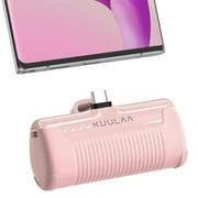 Kuulaa Portable Mini Charger USB C Power Bank 4500mAh Small Phone Charger Android Compact Plug in Battery Pack Portable Compatible with iPhone 16/15, Samsung Galaxy, Moto, LG, Pixel, Android Series
