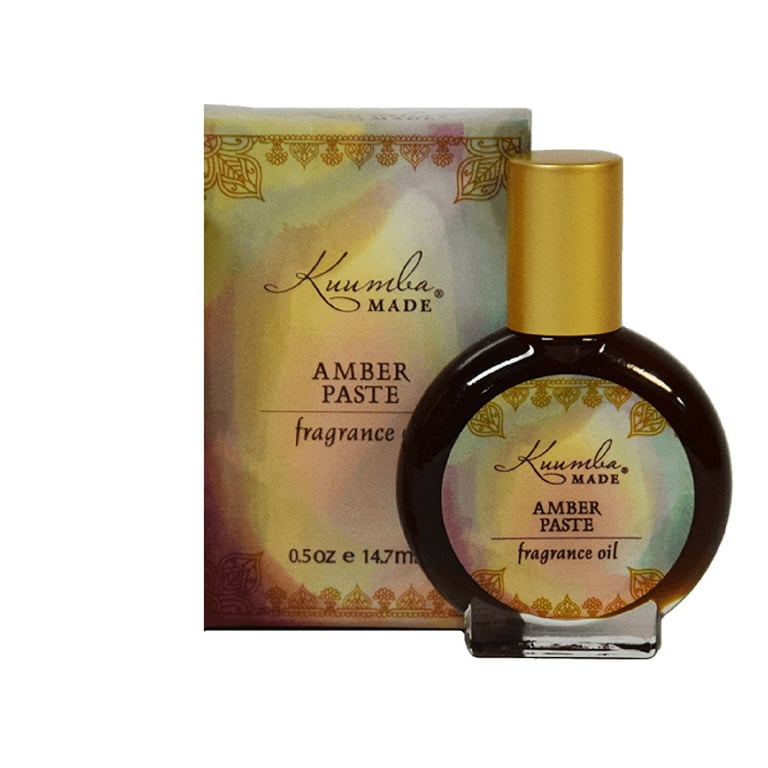 Kuumba Made Fragrance Oil Amber Paste 1 2oz 14.7ml with roll on applicator
