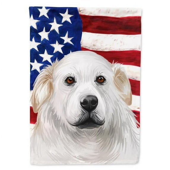 Kuvasz American Garden Flag - 11 x 0.01 x 15 in.