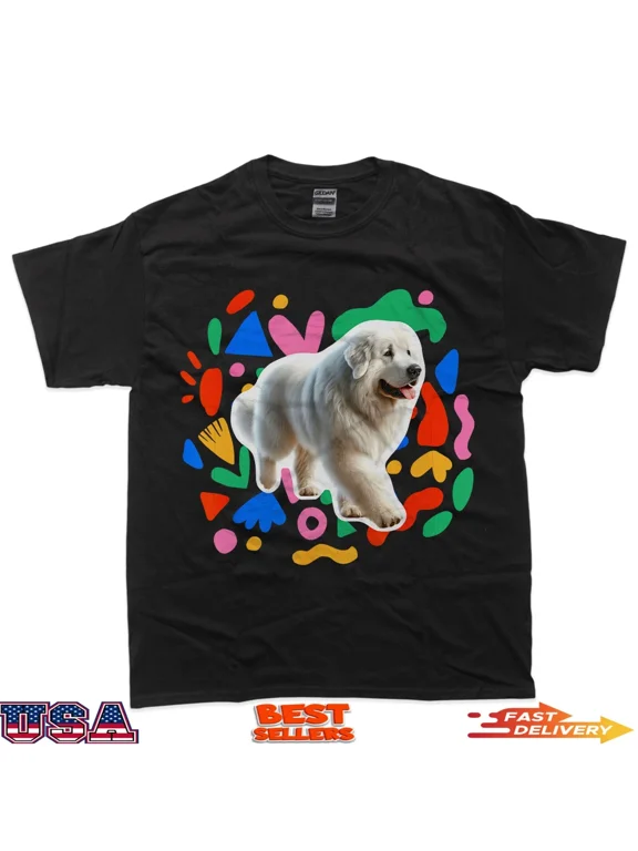 Kuvasz Colorful Design Dog T-Shirt